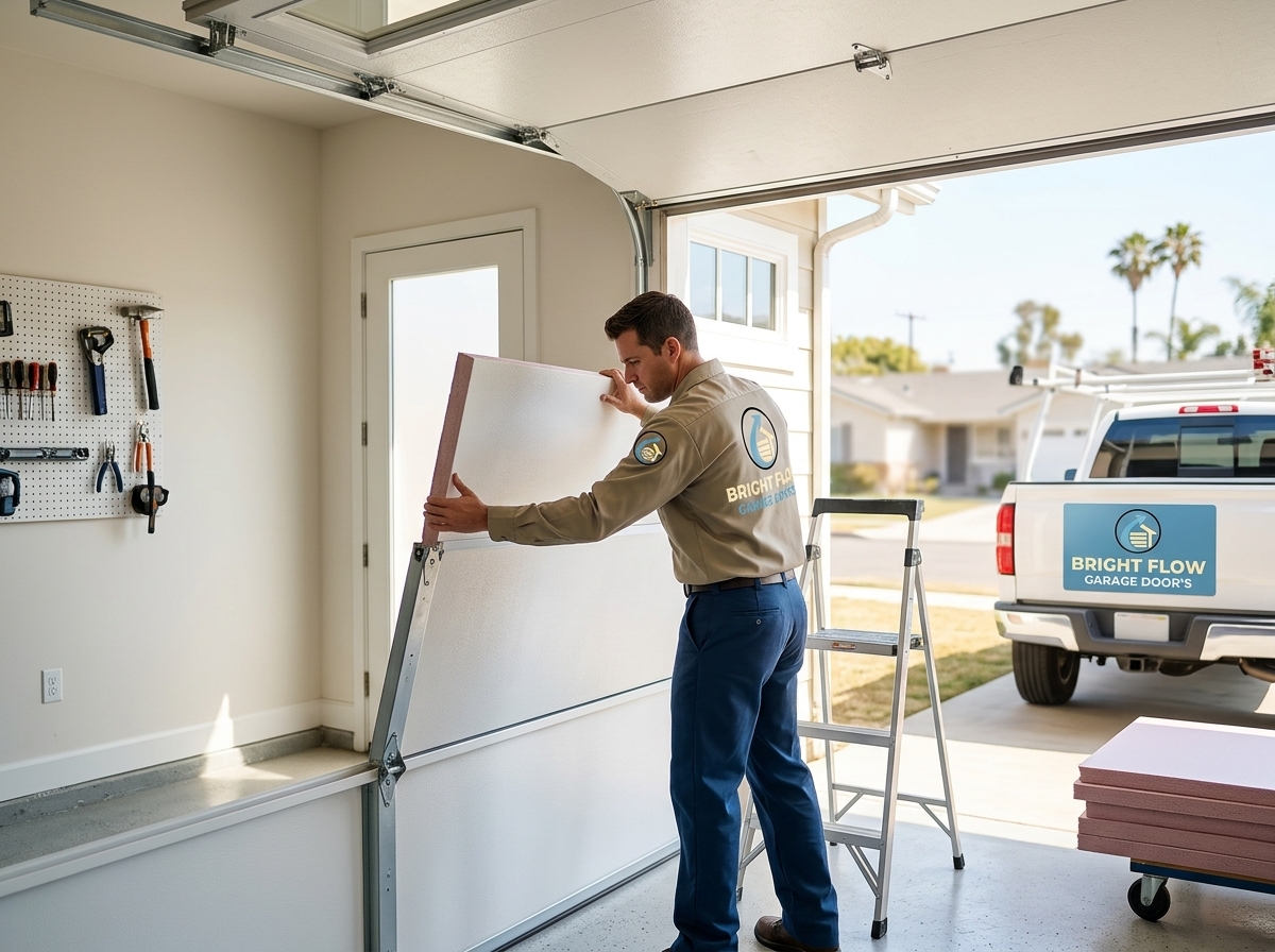 Insulated Garage Door Installation in Los Angeles