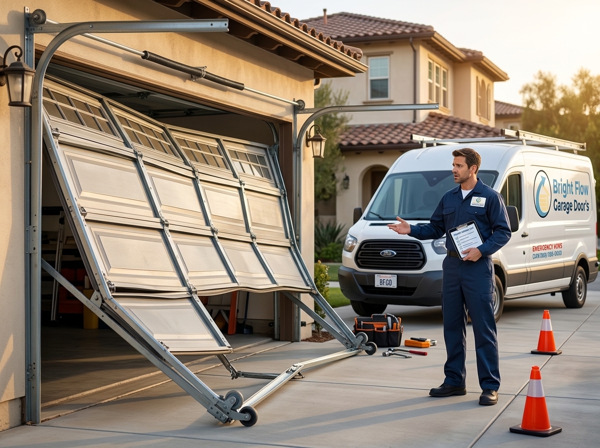Off Track Garage Door Repair in Los Angeles